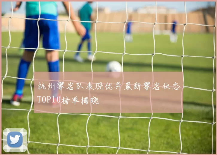 杭州攀岩队表现优异最新攀岩状态TOP10榜单揭晓
