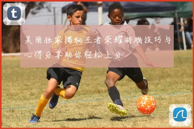 吴丽独家揭秘王者荣耀游戏技巧与心得分享助你轻松上分