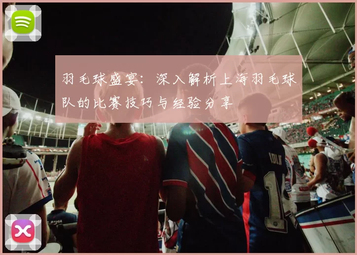 羽毛球盛宴：深入解析上海羽毛球队的比赛技巧与经验分享